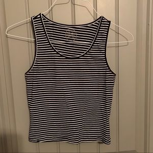 Striped crop top